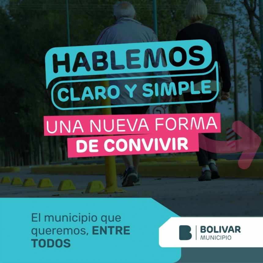 Hablemos claro y simple: una iniciativa para convivir mejor en el Partido de Bolívar