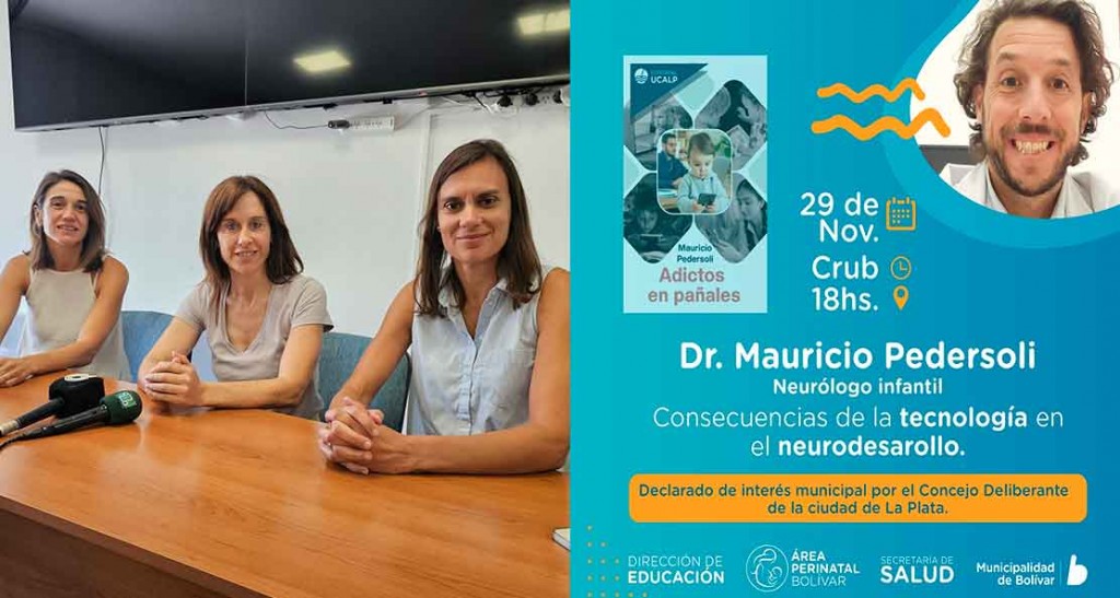 El Neurólogo Infantil Mauricio Pedersoli bridará una charla en Bolívar