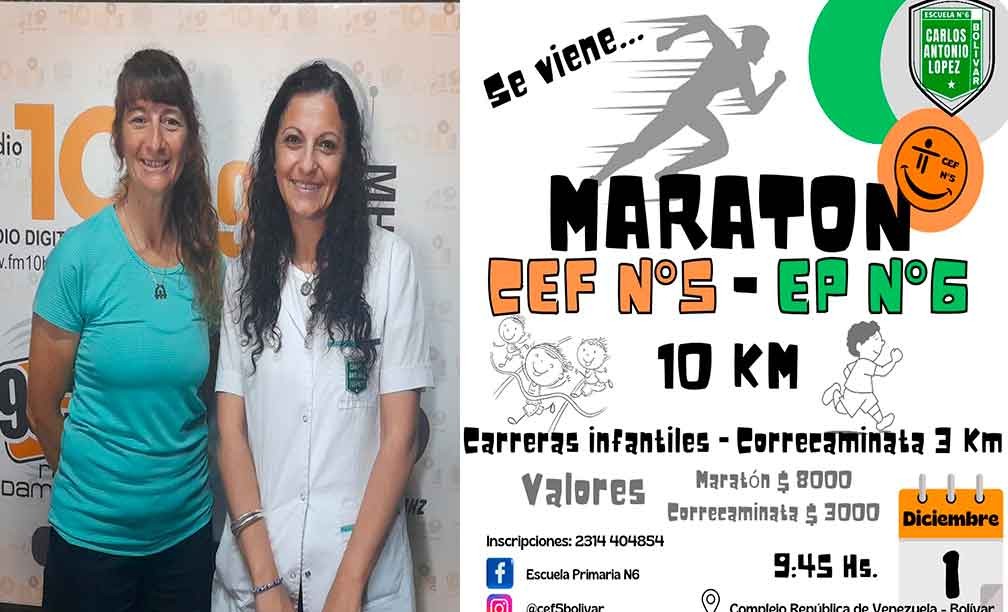 “Será una maratón de 10 kilómetros, una correcaminata de 3 kilómetros y a su vez vamos a sumar una carrera infantil”