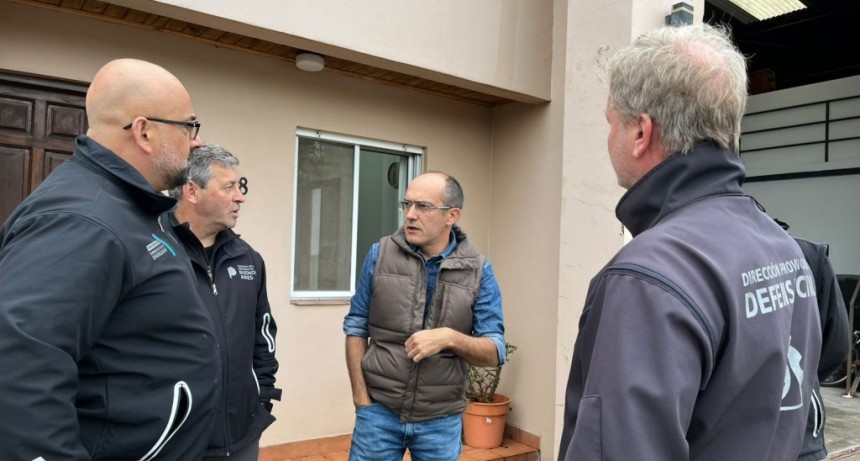 Cola de tornado en Urdampilleta: El intendente Pisano encabeza el operativo de emergencia en articulación con el gobierno provincial