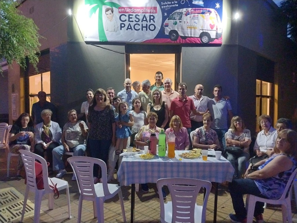 César Pacho Inauguró la Casa Social y Política en Urdampilleta