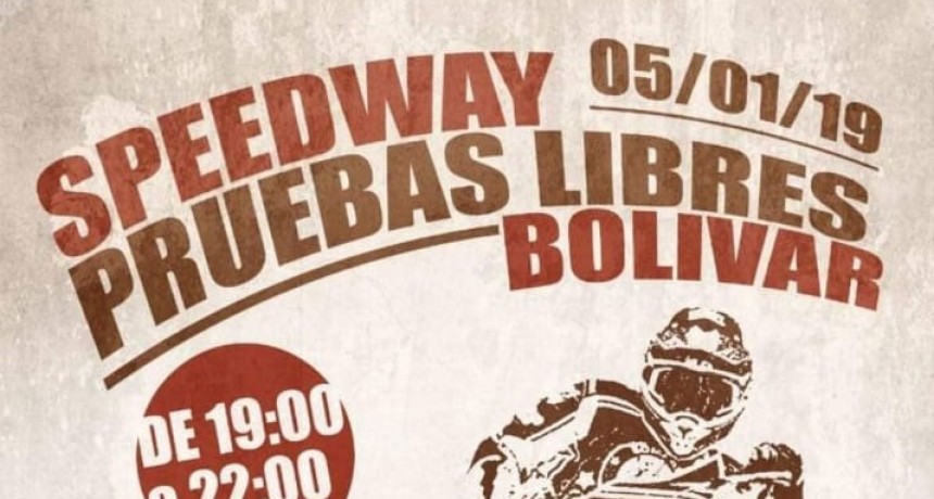 Vuelven las pruebas libres de speedway a Club Santa Ana