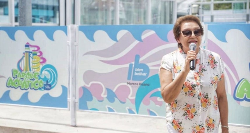 Ana Natiello dejo inaugurado el Parque Acu&aacute;tico Municipal
