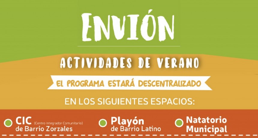 ENVI&Oacute;N present&oacute; los talleres para el ciclo 2019