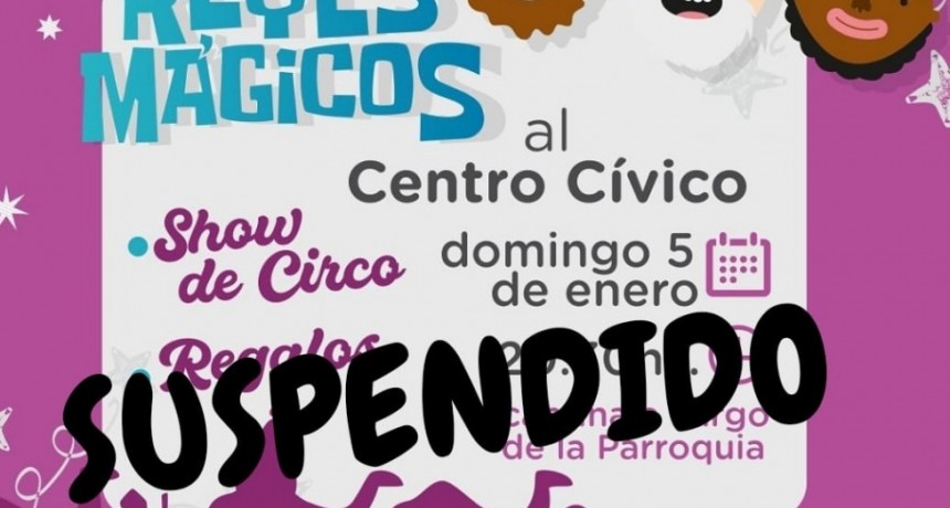 Suspendieron la festa de Reyes en Bol&iacute;var