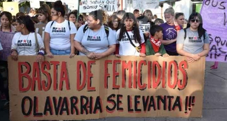 Olavarr&iacute;a: Masiva marcha en reclamo de pol&iacute;ticas en materia de violencia de G&eacute;nero