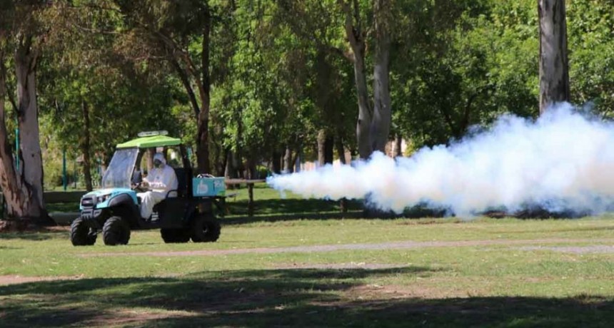 Contin&uacute;a la campa&ntilde;a de pulverizaci&oacute;n contra el dengue, chikungunya y zika