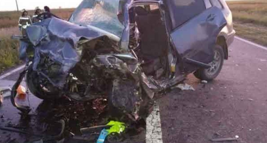 Ruta 188: Violento choque frontal dejo como saldo tres v&iacute;ctimas fatales