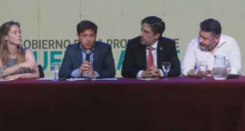 Programa Escuelas a la obra: Kicillof prometi&oacute; saldar la deuda en materia educativa