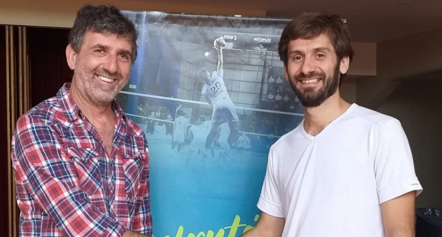 Emilio Leonetti recibi&oacute; al director de Turismo y Promoci&oacute;n Cultural de la ciudad de 25 de Mayo, Sergio &ldquo;Pasta&rdquo; Dioguardi
