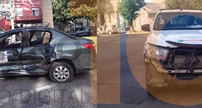 Un conductor herido fue el saldo de una fuerte colisión este viernes