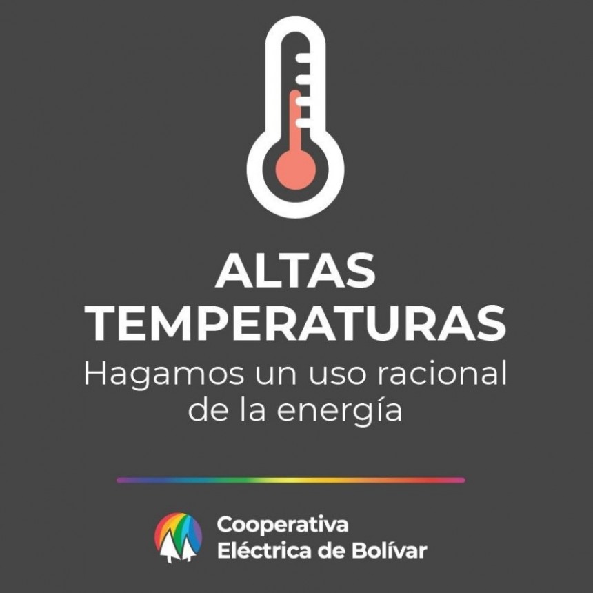 La Cooperativa Eléctrica brinda recomendaciones para los días que se avecinan