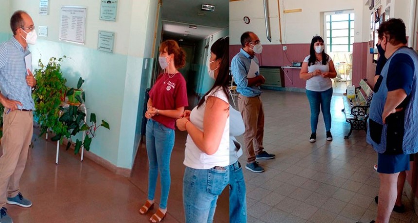 Pisano estuvo en Pirovano y se reunió con integrantes de instituciones de la comunidad