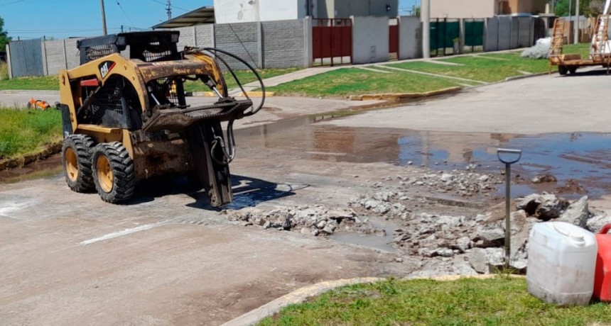 Algunos barrios tendrán baja presión de agua de red, por reparación de un caño