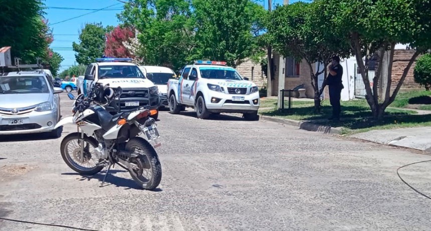 Un motociclista hospitalizado tras un accidente