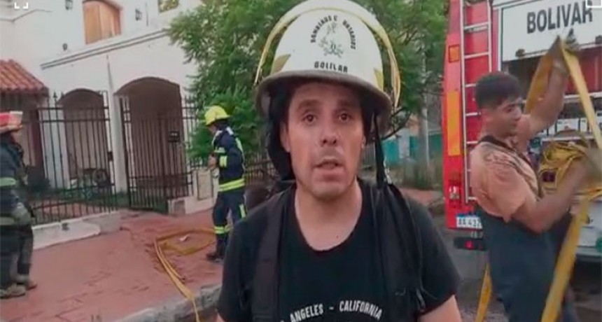 Bomberos Voluntarios tuvieron uno de los días más intensos este miércoles, con salidas a incendios forestales y una vivienda en planta urbana