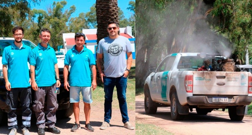 Zoonosis continúa con la Campaña de Pulverización en todo el partido de Bolívar