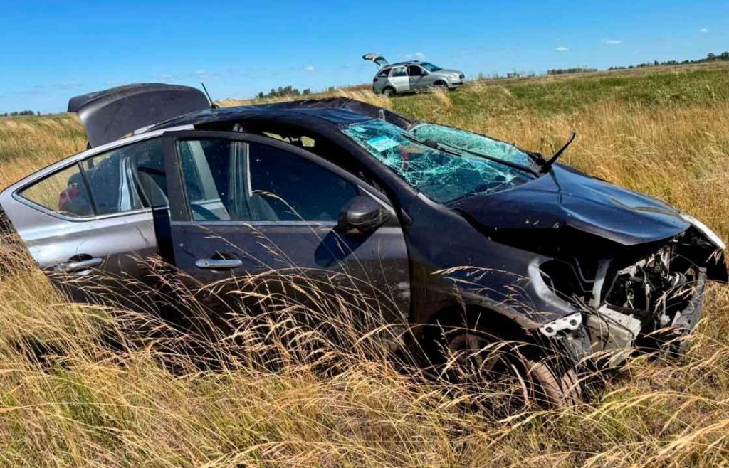 Ruta 205: Despiste con daños materiales y el conductor con heridas leves