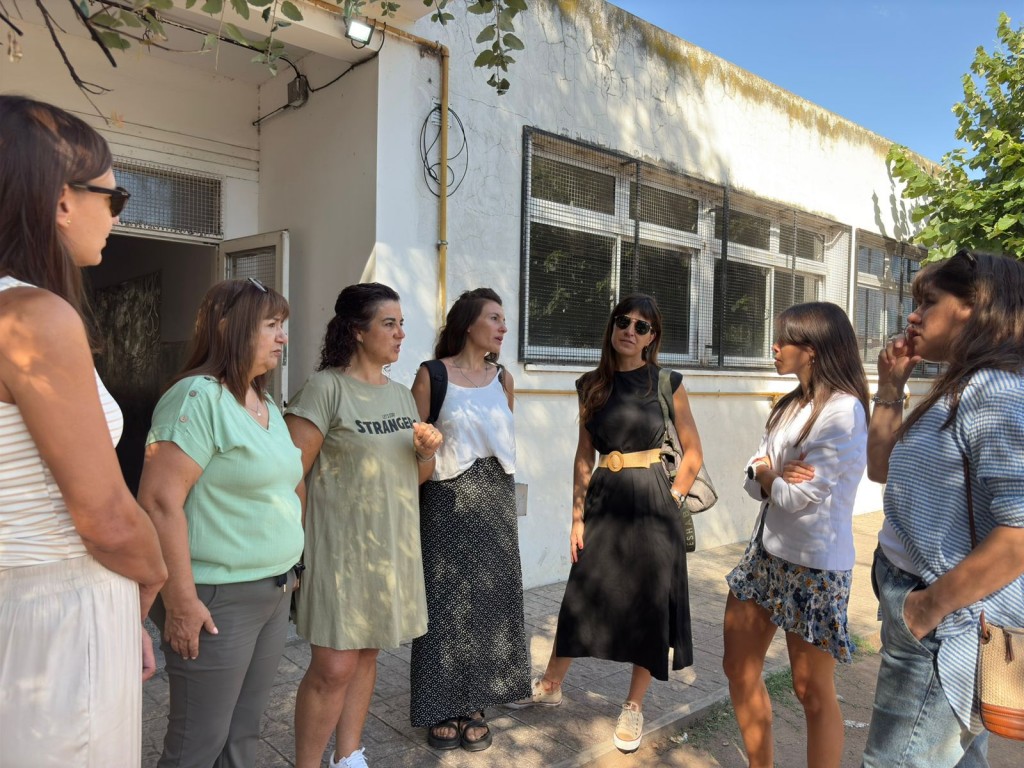 Programa de Infraestructura Escolar: María Laura Rodríguez recorrió la Escuela nº2