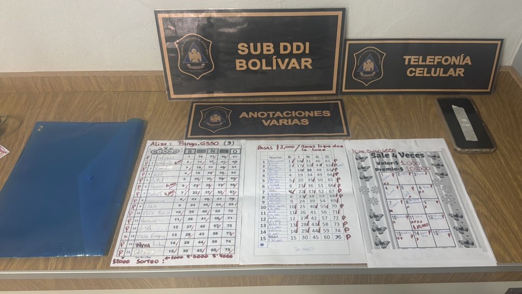 Informe Oficial SUBDDI Bolívar: Múltiples allanamientos por Juego Clandestino