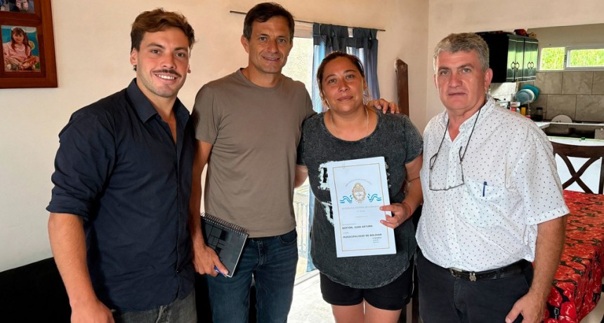 Bali entregó Escrituras y Bienes de Familia en Villa Diamante