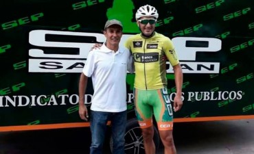 Marcos Pisano acompa&ntilde;&oacute; a Juan Pablo Dotti en Bragado