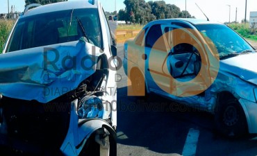 Violento impacto en la Ruta 65 y avenida Coliqieo