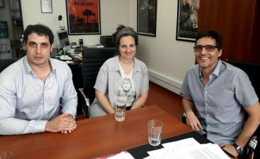 Nadia Marchione se reuni&oacute; con autoridades del INCAA