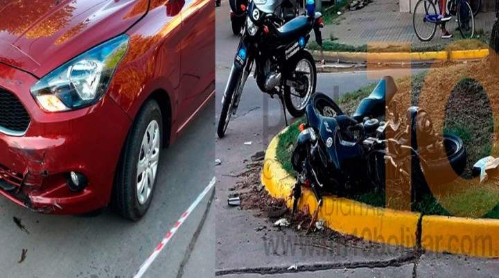 Un joven hospitalizado tras una violenta colisi&oacute;n