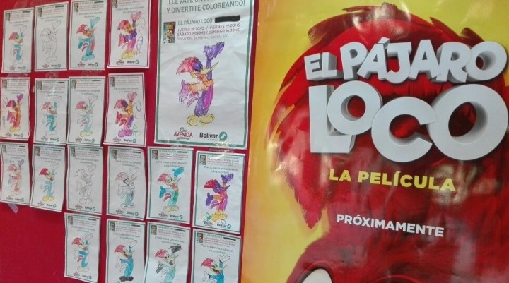 Los chicos de los CAIs vieron El p&aacute;jaro loco en el Cine Avenida