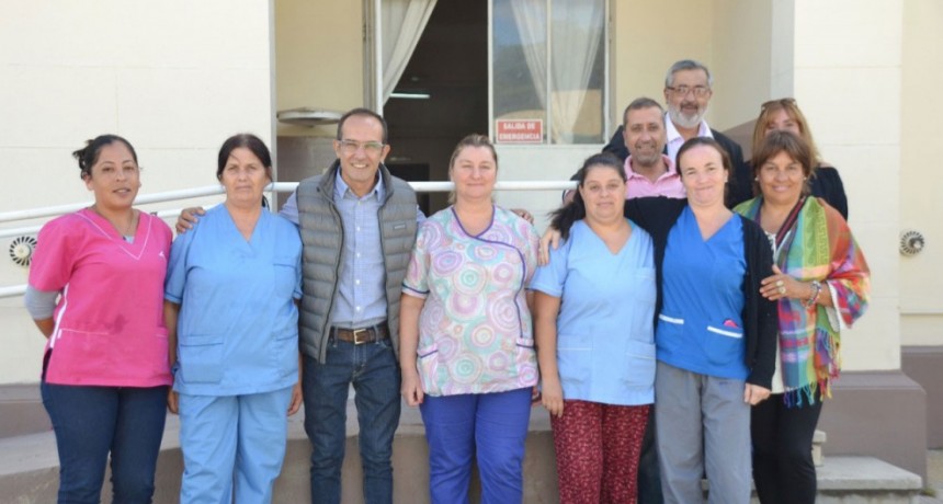 Pisano recorri&oacute; Casa Hogar junto a la nueva directora de adultos mayores 