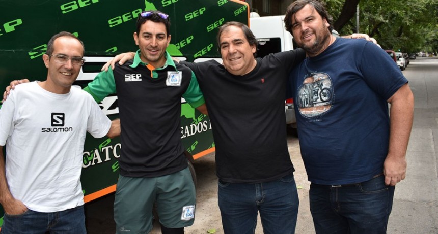 Marcos Pisano viaj&oacute; a Mendoza para acompa&ntilde;ar a Juan Pablo Dotti