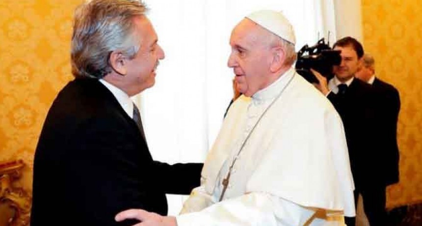 Alberto Fern&aacute;ndez se reuni&oacute; con el Papa y hablaron durante 44 minutos