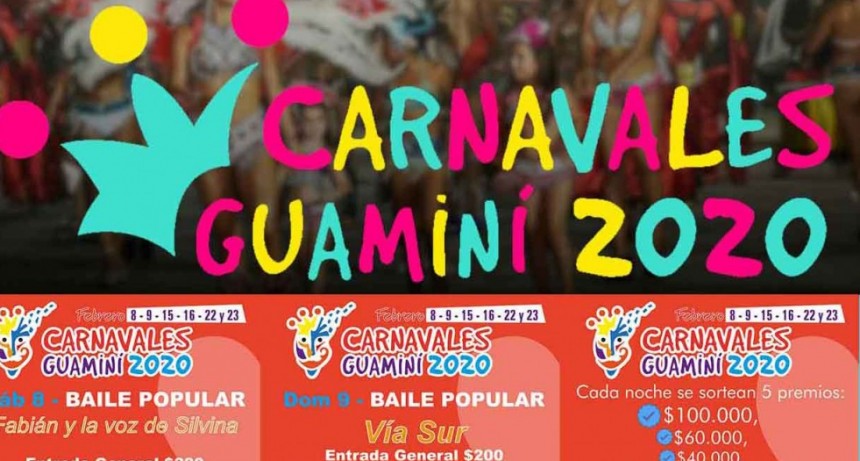 Ya se palpitan los carnavales de Guamin&iacute; 2020