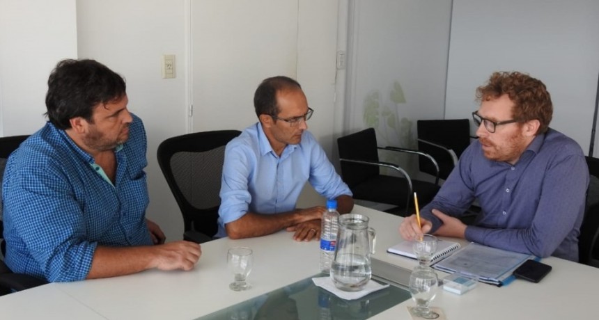 Reubicaci&oacute;n del relleno sanitario: Marcos Pisano y Diego Junco se reunieron con el Director de la OPDS