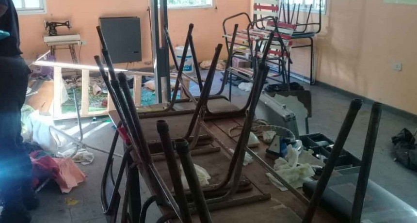 Robo y da&ntilde;os en el taller de la Escuela de Educaci&oacute;n especial N.&ordm; 502