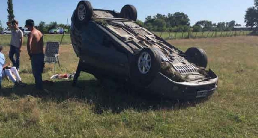 Suipacha; Despiste y vuelco en Ruta 5