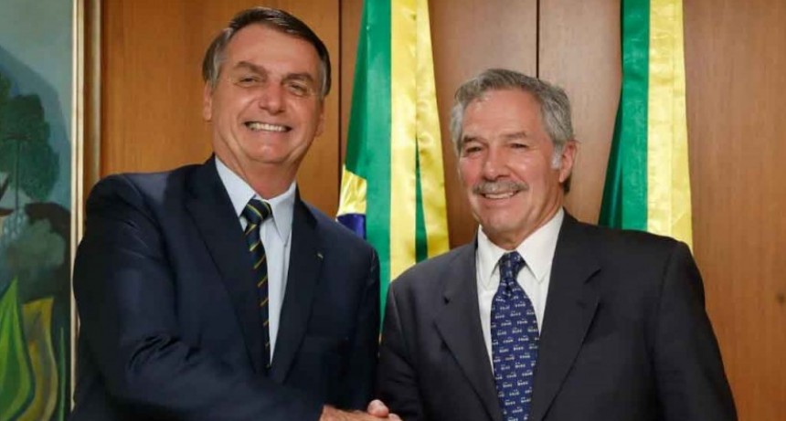 El Canciller Sol&aacute; fue recibido por el Presidente Bolsonaro en el Palacio del Planalto