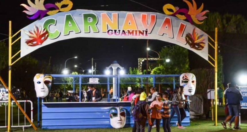 M&aacute;s Arte y Alegr&iacute;a en Guamini; Nuevo fin de semana de carnavales 2020