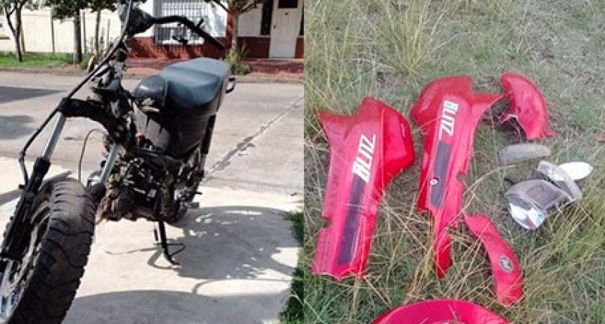 Una joven dejó su moto estacionada en la vereda por 15 minutos y se la llevaron. La recuperó a las 48 horas a través de la Policía