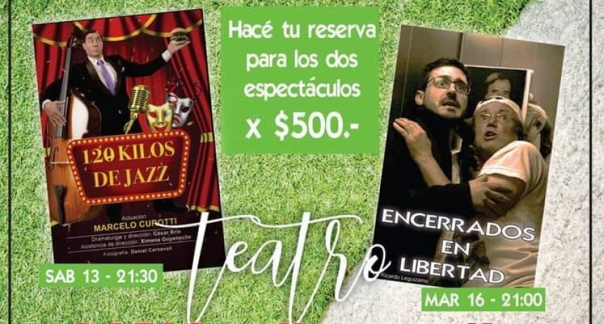 El teatro vuelve a la presencialidad en EL PATIO de la Biblioteca Alcira Cabrera