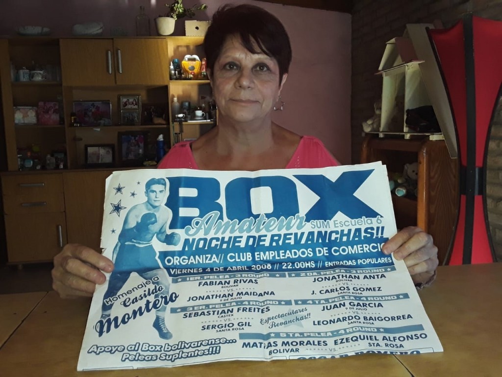 Libertad Montero: “Se sabe que Casildo Montero fue el primer boxeador de aquellos años y acá en Bolívar lo amaban”
