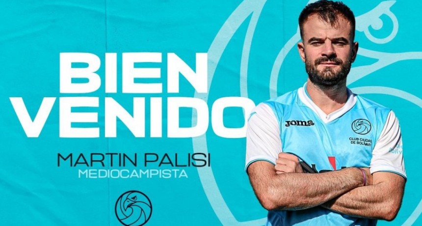 Martin Palisi, jugador del Club Ciudad de Bolívar para la Temporada 2022
