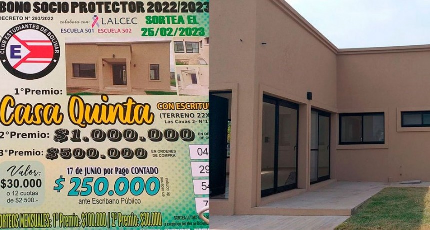 Beatríz Martínez habló con los medios locales para contar detalles de la nueva rifa que tiene como premio una hermosa casa quinta”