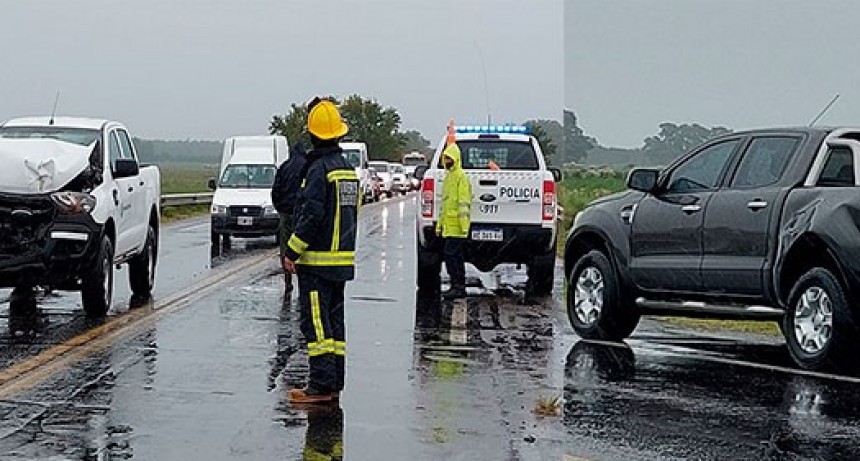 Ruta 205: Hubo demoras en el tránsito debido a una colisión por alcance
