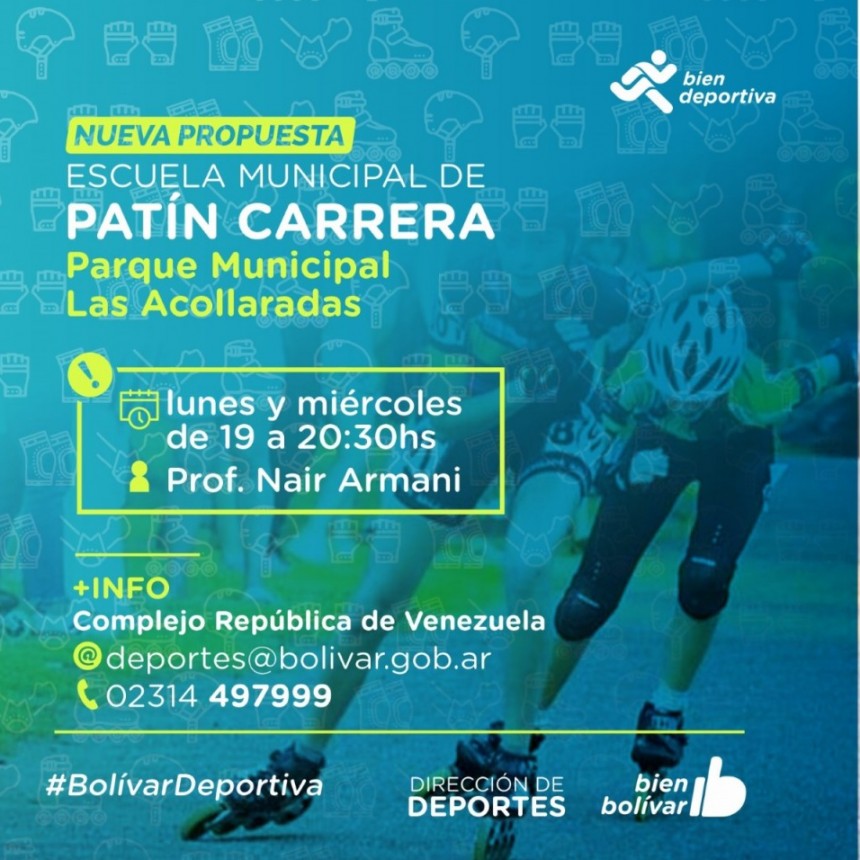 Comienzan las clases en la Escuela Municipal de Patín Carrera