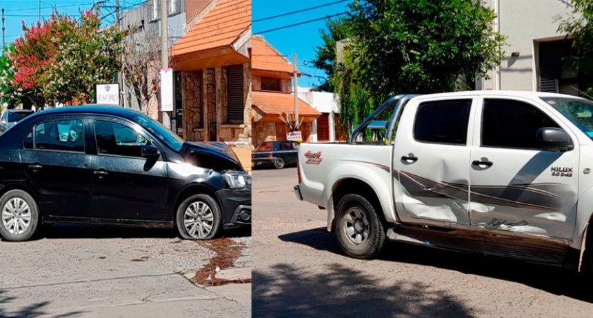 Fuerte impacto en Sargento Cabral y Olavarría, no hay heridos solo daños materiales