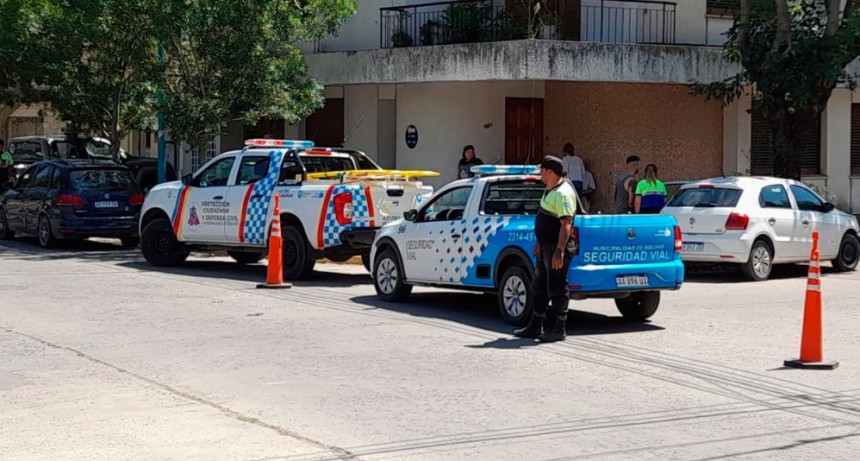 Colisión en avenida Alsina y calle Güemes