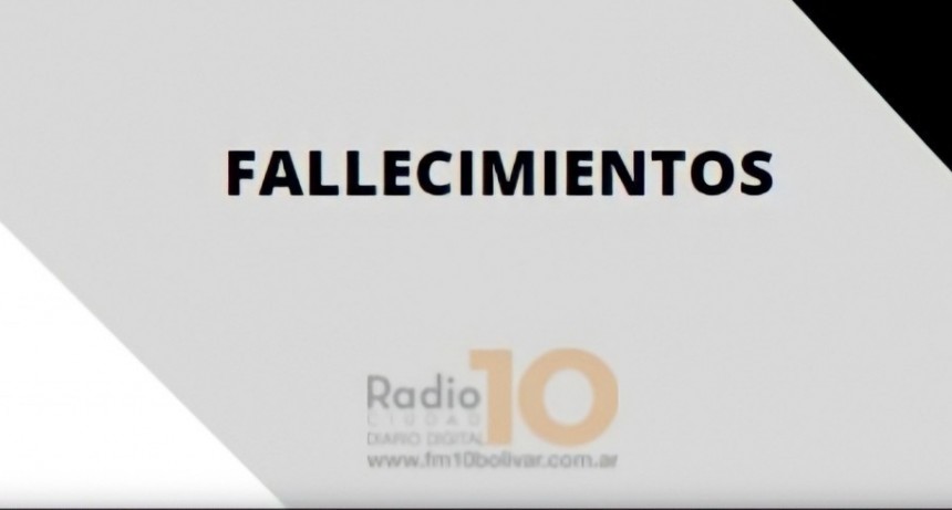 Falleció Matilde Elvira Marcone viuda de Tallarico