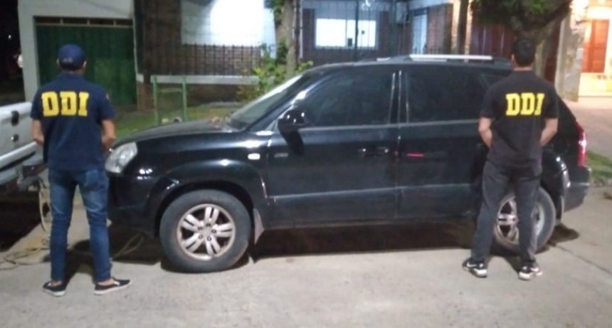 La SUB DDDI de Bolívar secuestró un vehículo calificado como  de alta gama, que había sido robado en la Ciudad de Buenos Aires